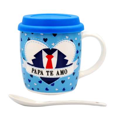 best selling father's day ceramic mugs with lid