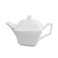 Chaozhou factory wholesale white porcelain ceramic moroccan tea pot with funny design