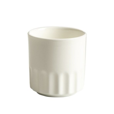 8OZ ceramic cup cappuccino cups ceramic Debossed mug white plain tea cup