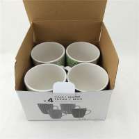 ceramic porcelain 11oz mug 4pcs per color box