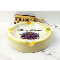 ceramic ashtray dolomite smoking ashtray porcelain ashtray with design