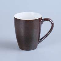 11oz customize sublimation blanks mug supplier brown color porcelain christmas coffee mugs ceramic wholesale